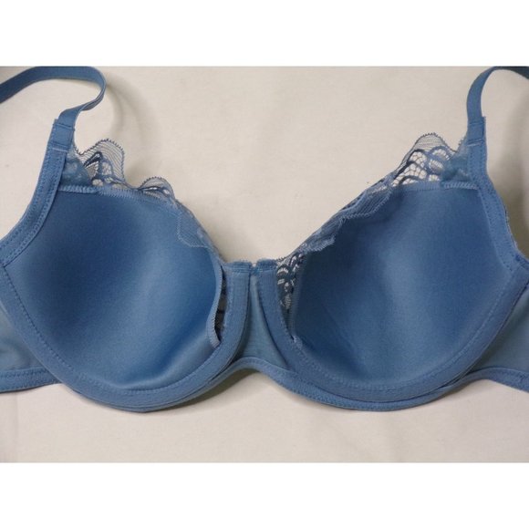 FELINA Tempting Lace Underwire Bra Blue 34C #13506 - Picture 6 of 7